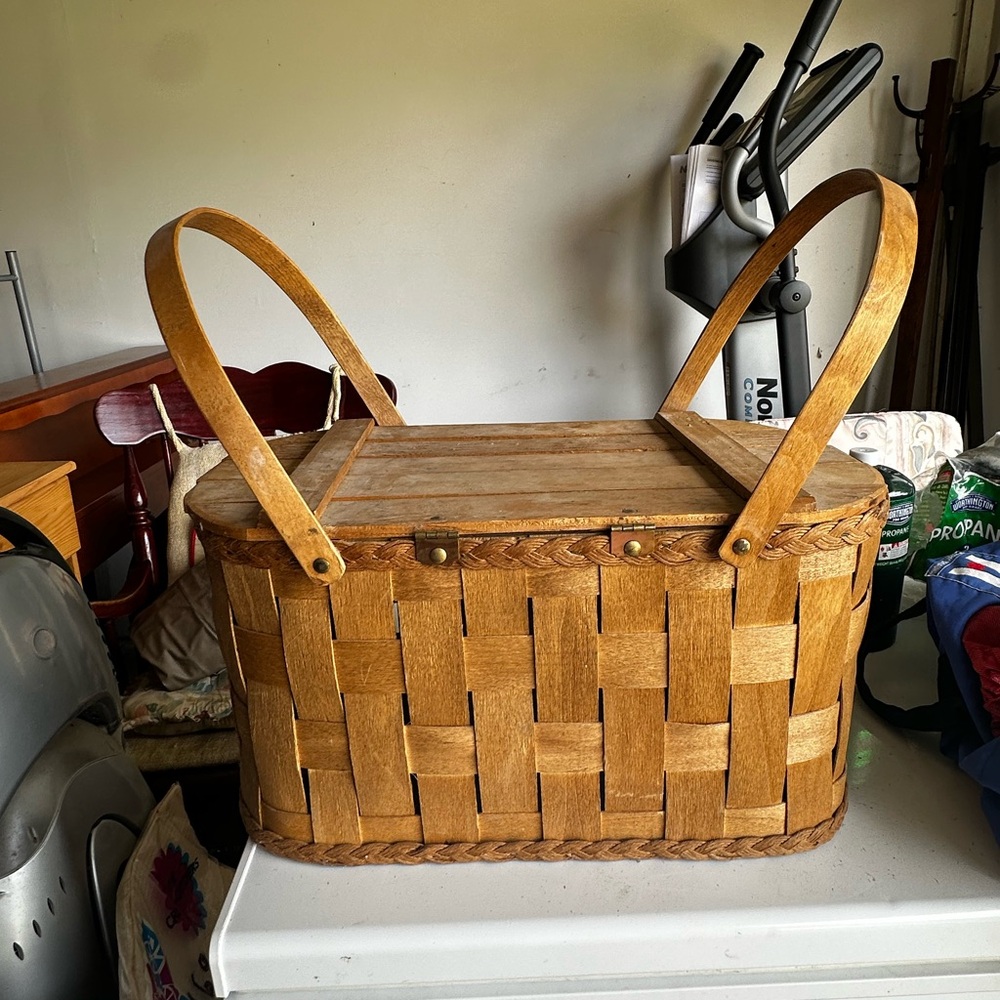 Woven Basket with Handles